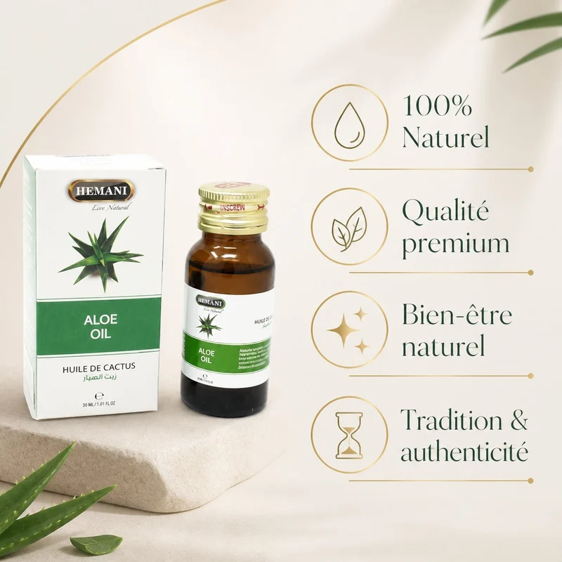 5 Huile de Cactus 30ml 100% Naturelle Hemani
