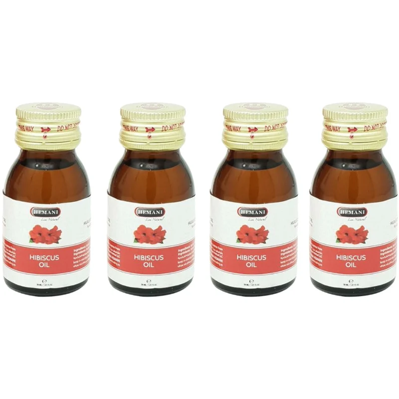 4 Huiles d'Hibiscus 30mL 100% Naturelle Hemani