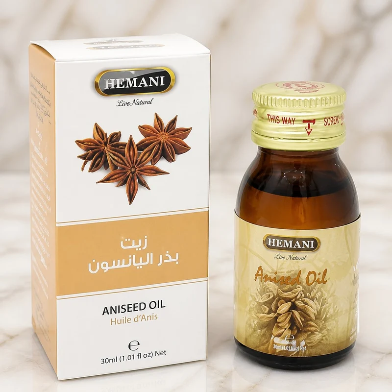 5 Huile d'Anis 30mL 100% Naturelle Hemani