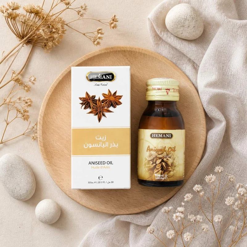 5 Huile d'Anis 30mL 100% Naturelle Hemani
