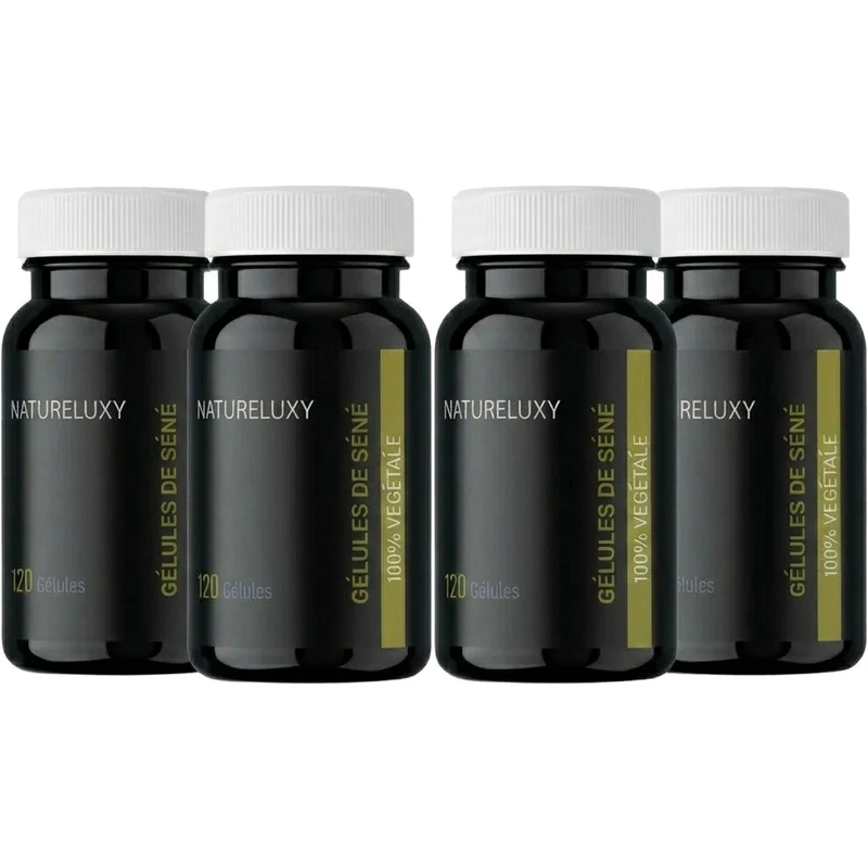 Lot 4×120 Gélules de Séné (Senna) – 480 gélules 300 mg par gélule