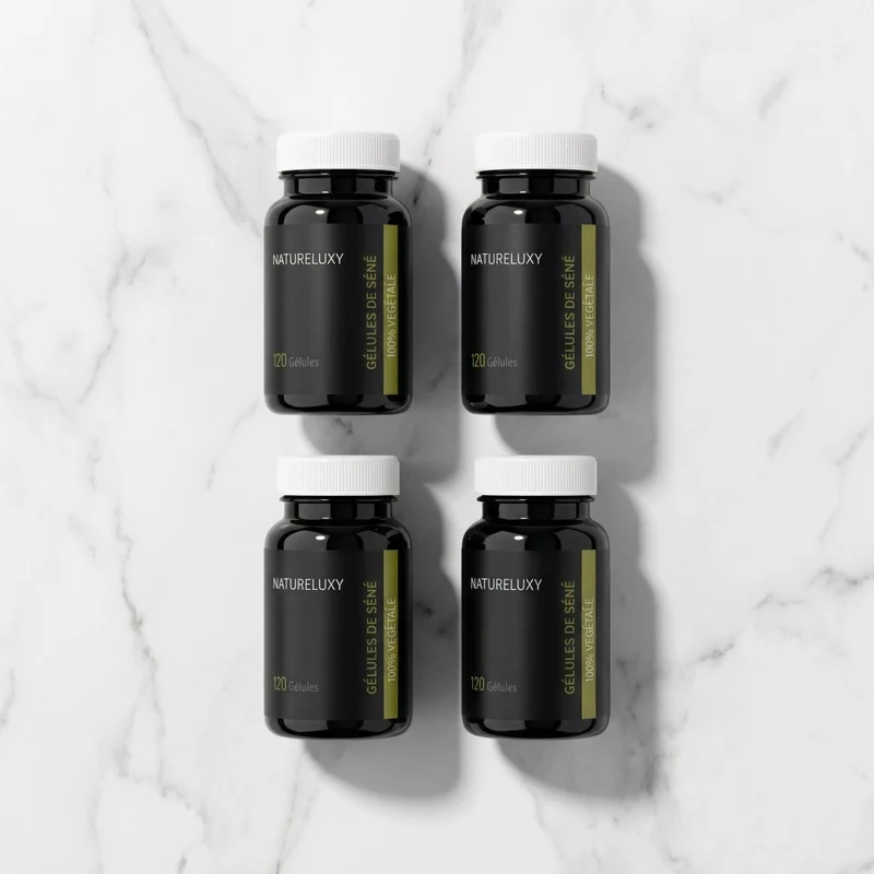 Lot 4×120 Gélules de Séné (Senna) – 480 gélules 300 mg par gélule