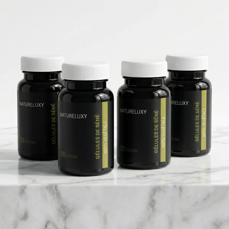 Lot 4×120 Gélules de Séné (Senna) – 480 gélules 300 mg par gélule