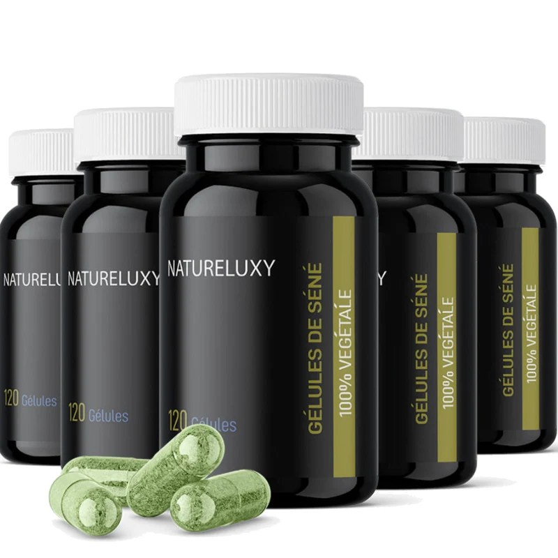 Gélules de Séné – Lot 5×120 (600 gélules) | Cassia angustifolia