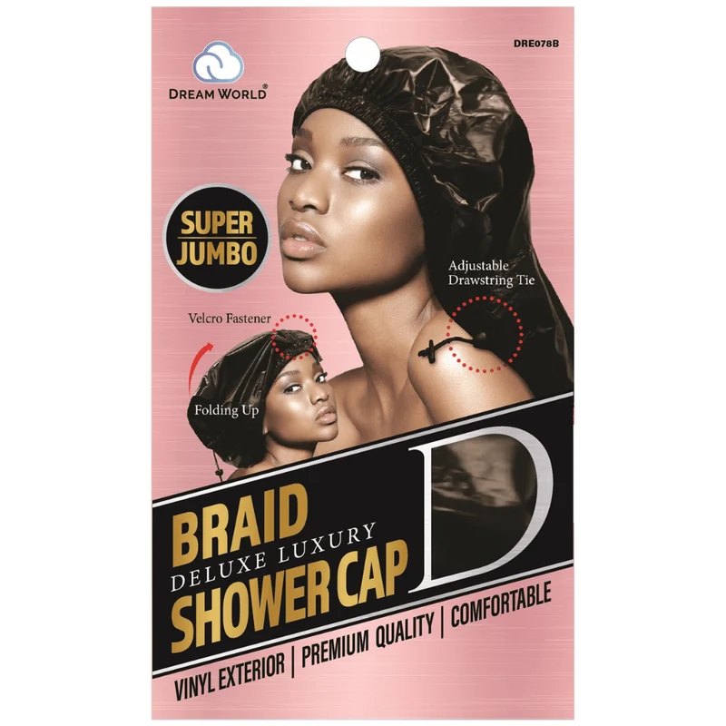 Dream World - Bonnet de Douche XXL-Braids - DRE078B