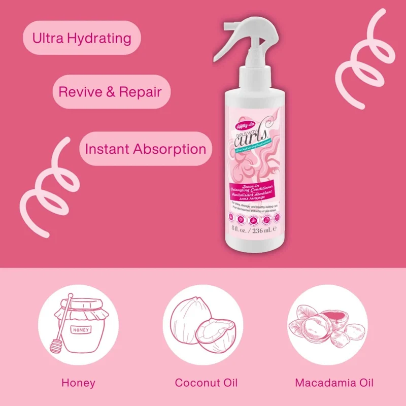 Dippity Do Girls with Curls - Démêlant sans rinçage "Laeve In Detangling conditioner" - 236ml