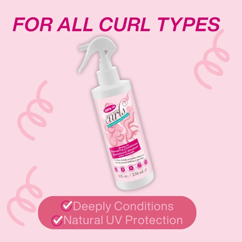 Dippity Do Girls with Curls - Démêlant sans rinçage "Laeve In Detangling conditioner" - 236ml