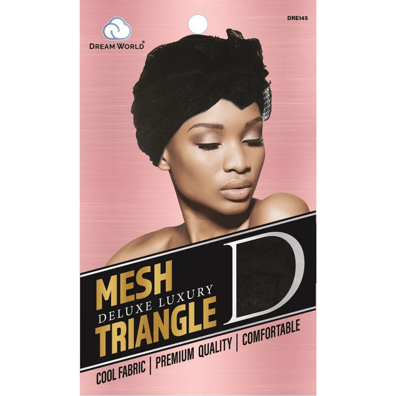 Dream World - Bandeau Cheveux W-Mesh Triangle noir - Taille unique - DRE145
