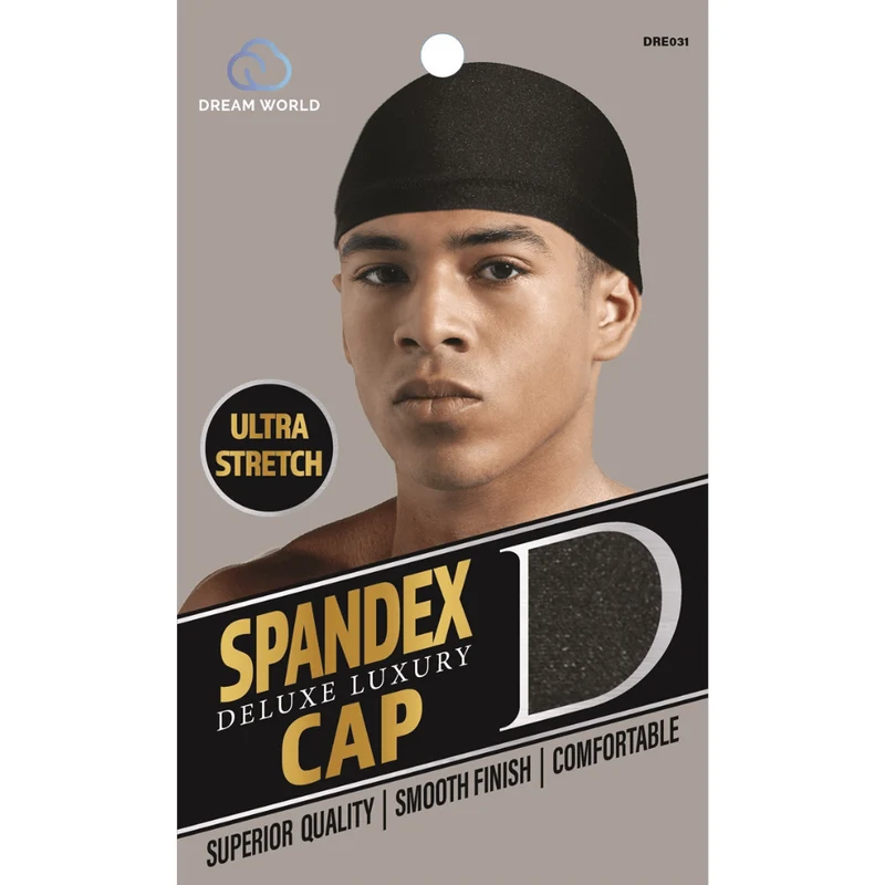 Dream World - Bonnet Dôme Homme Noir strech - Taille Unique - DRE031