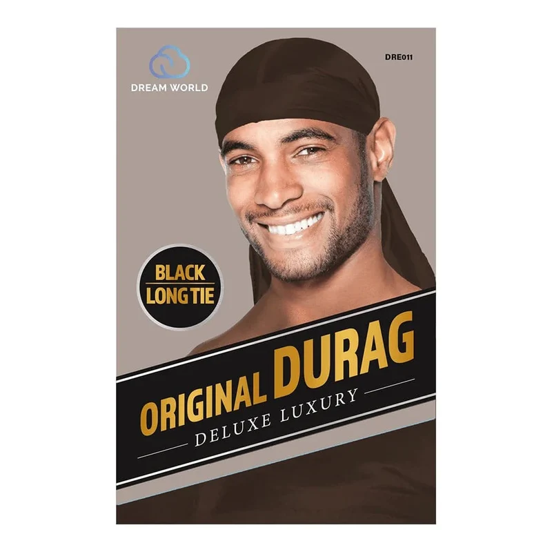 Dream World - Durag Homme Noir - Taille Unique DRE011