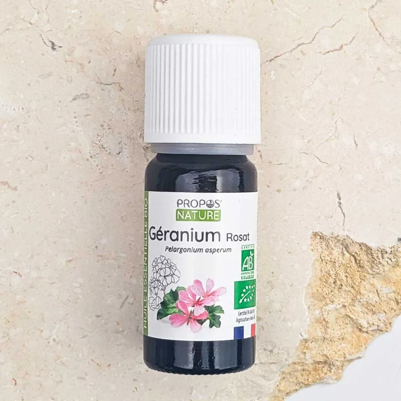 Huile essentielle de Géranium rosat Bio