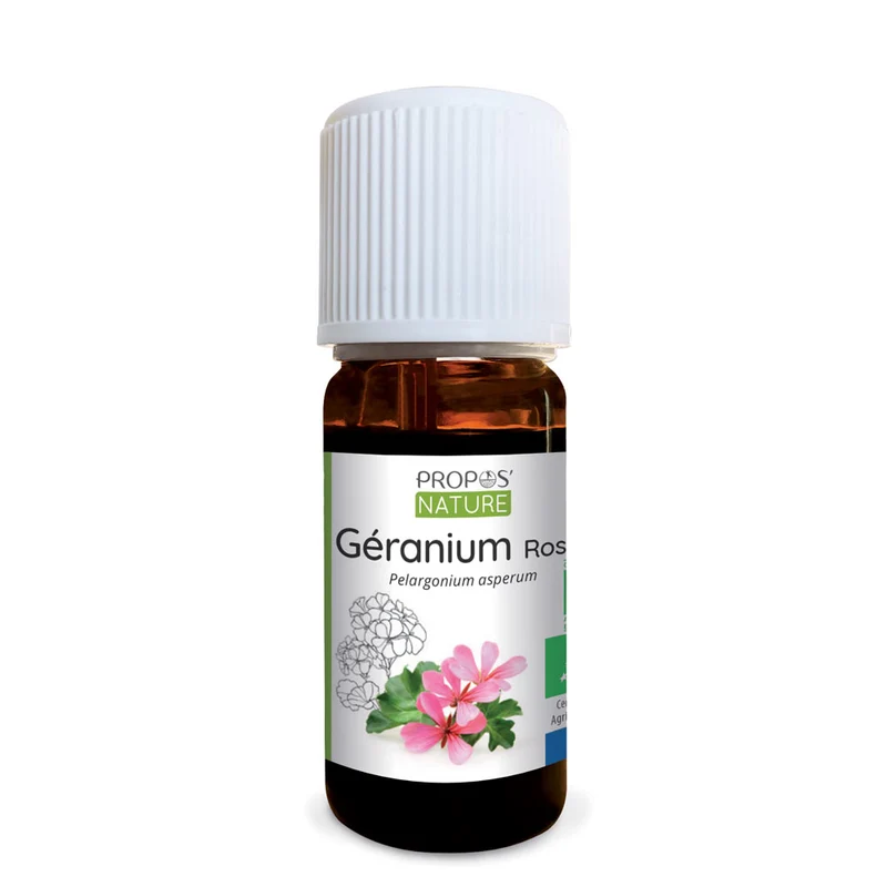 Huile essentielle de Géranium rosat Bio
