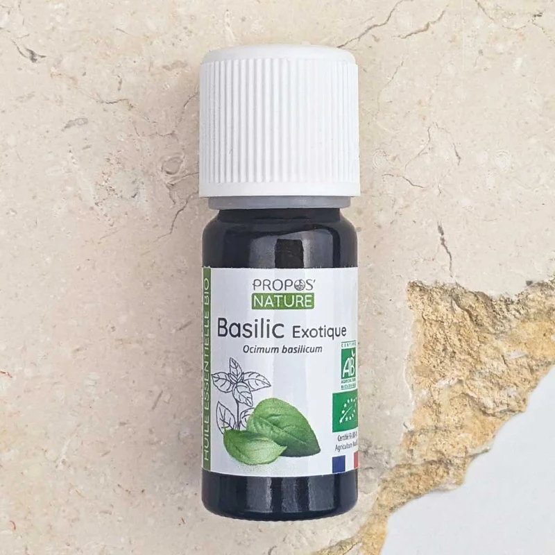 Huile essentielle de Basilic exotique Bio