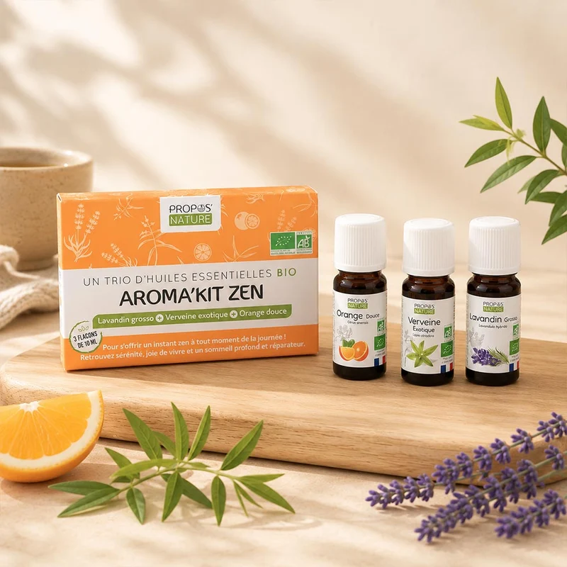 Aroma'kit Zen- 3 huiles essentielles bio