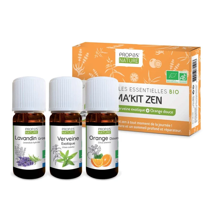 Aroma'kit Zen- 3 huiles essentielles bio