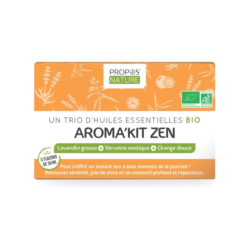 Aroma'kit Zen- 3 huiles essentielles bio