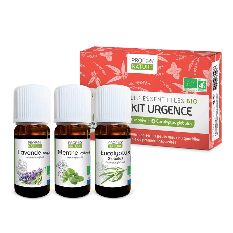 Aroma'kit Urgence - 3 huiles essentielles bio