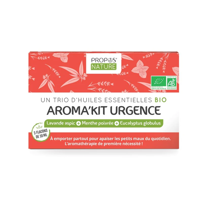 Aroma'kit Urgence - 3 huiles essentielles bio