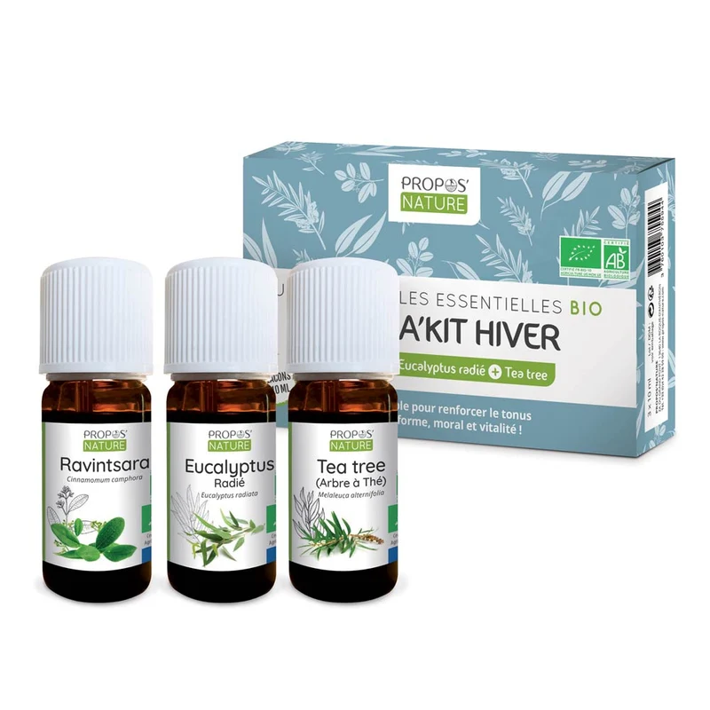 Aroma'kit Hiver - 3 huiles essentielles bio