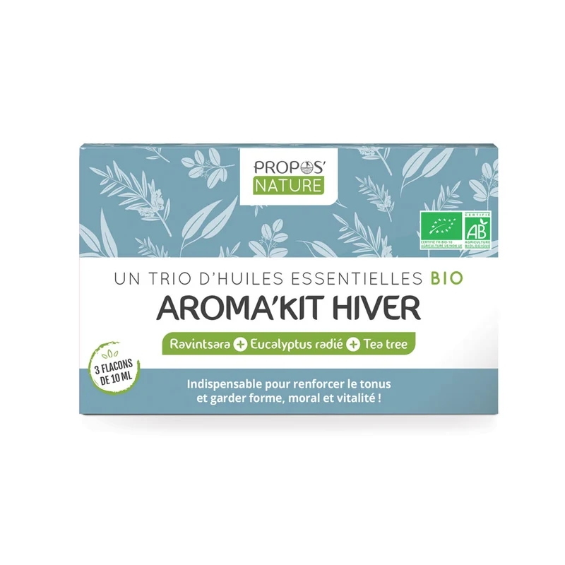 Aroma'kit Hiver - 3 huiles essentielles bio