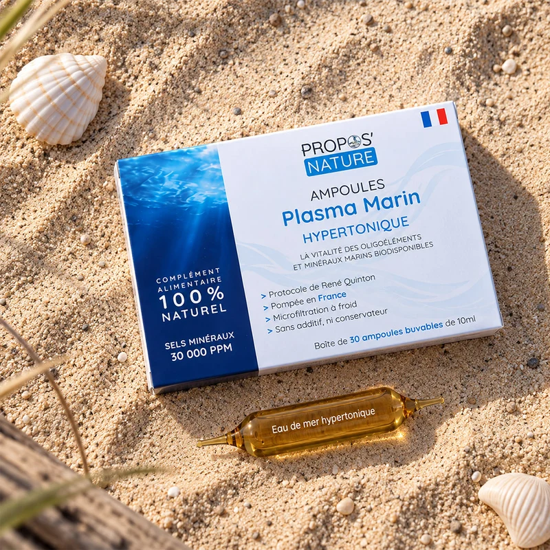 Plasma marin hypertonique