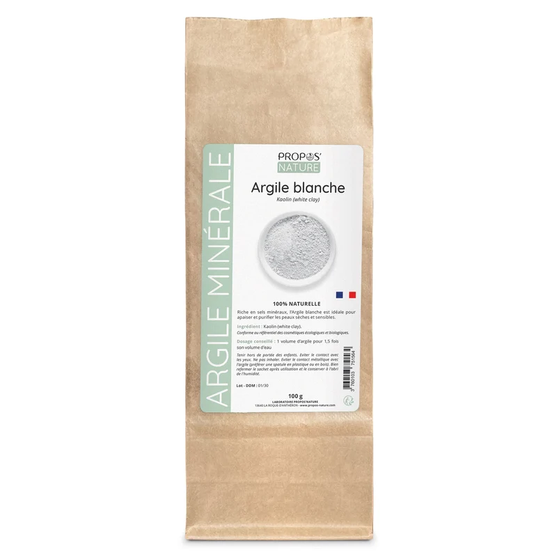 Argile blanche - Kaolin