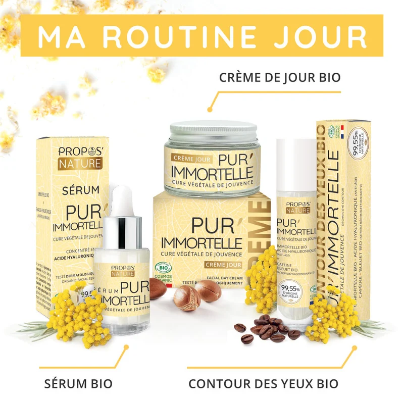 Trousse Routine jour Pur'Immortelle - 3 soins