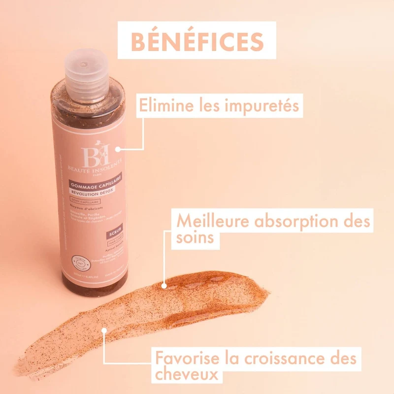 Beauté Insolente - Gommage capillaire "Révolution Détox" - 250 ml