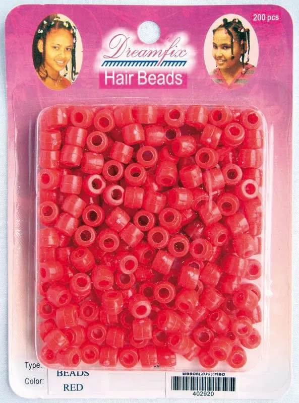 Dreamfix - Perles pour cheveux "Hair Beads" - 200 pcs (différents coloris)