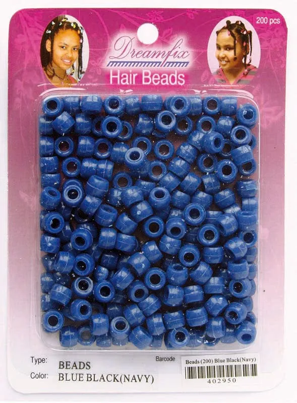 Dreamfix - Perles pour cheveux "Hair Beads" - 200 pcs (différents coloris)