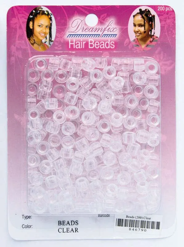 Dreamfix - Perles pour cheveux "Hair Beads" - 200 pcs (différents coloris)