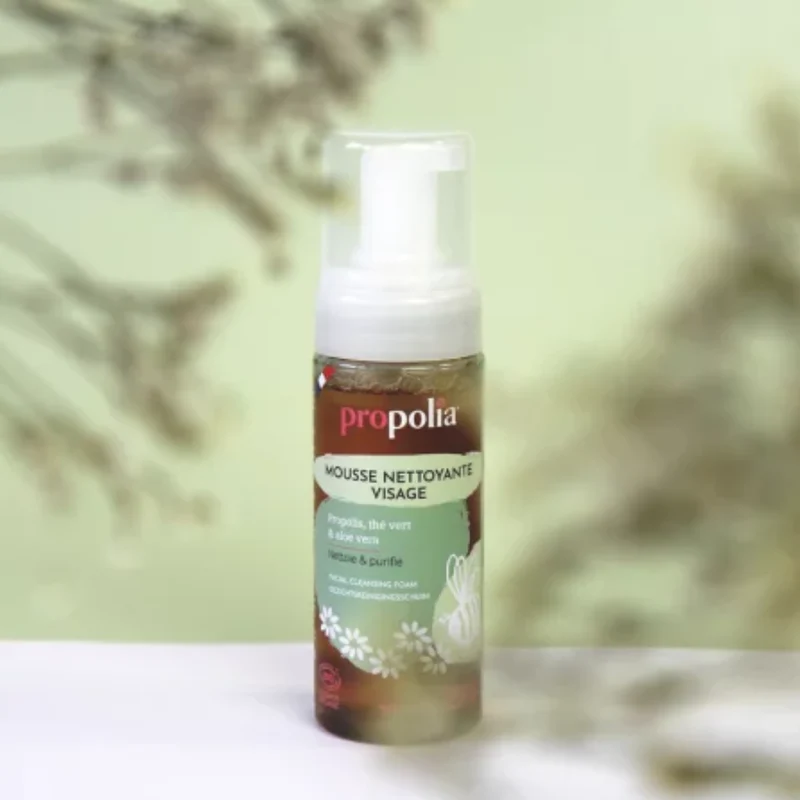 Mousse Nettoyante - Propolis Thé Vert et Aloe Vera