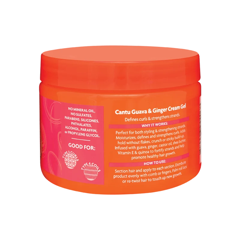 Cantu - Gel définition de boucles à la goyave "Guava style and strengthen cream gel" - 340g