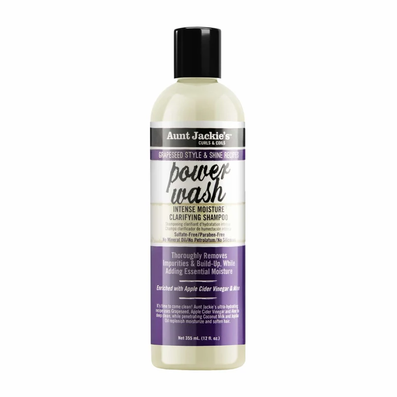 Aunt Jackie's -Shampoing clarifiant hydratant "Power Wash" - 355ml