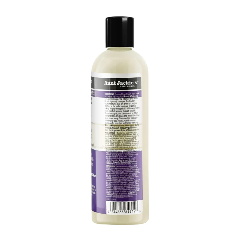 Aunt Jackie's -Shampoing clarifiant hydratant "Power Wash" - 355ml