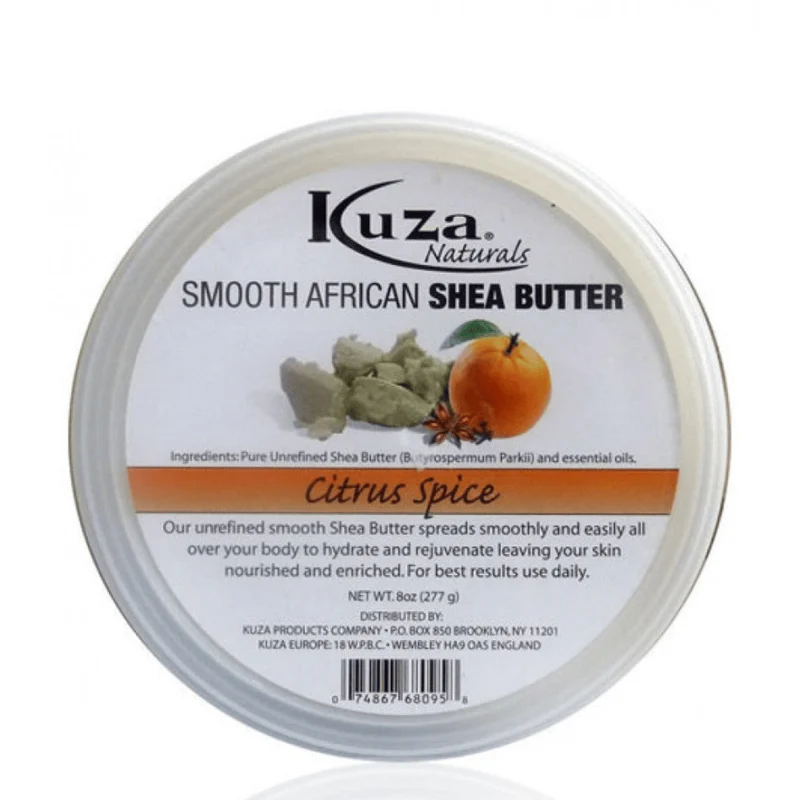 Kuza - Beurre de karité africain onctueux, épices d'agrumes 227g