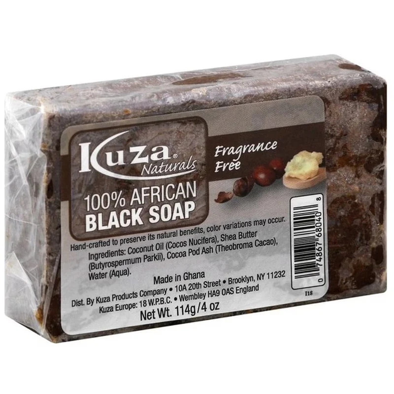 Kuza - 100% African black soap shea Butter - 114g