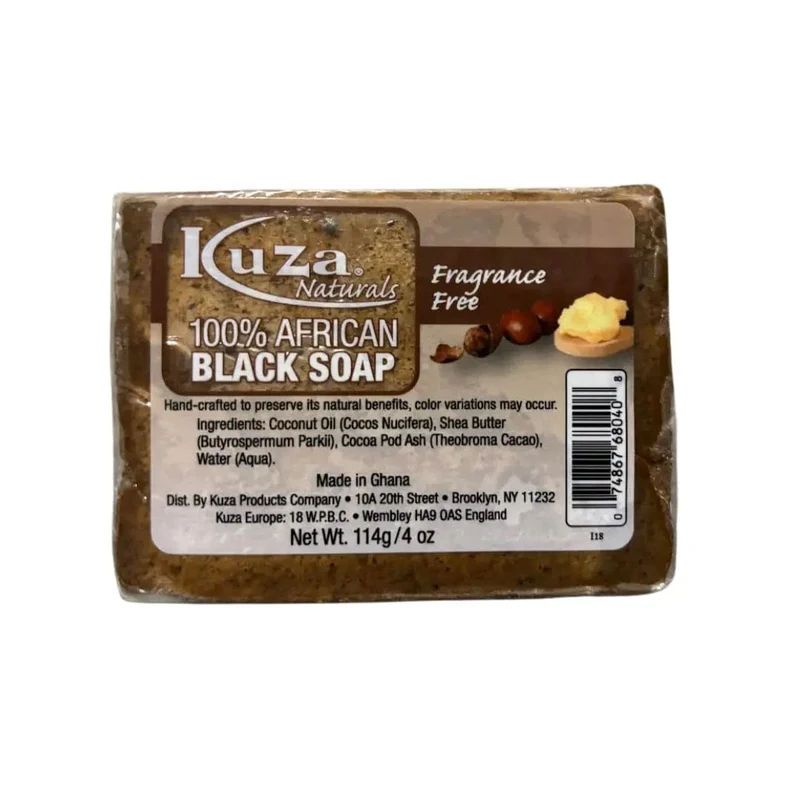 Kuza - 100% African black soap shea Butter - 114g