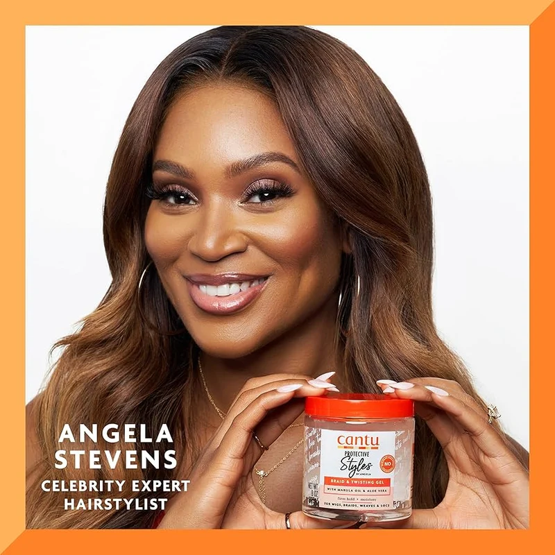 Cantu - Gel pour tresses & torsades "Protective Style Braiding & Twisting Gel" - 227g