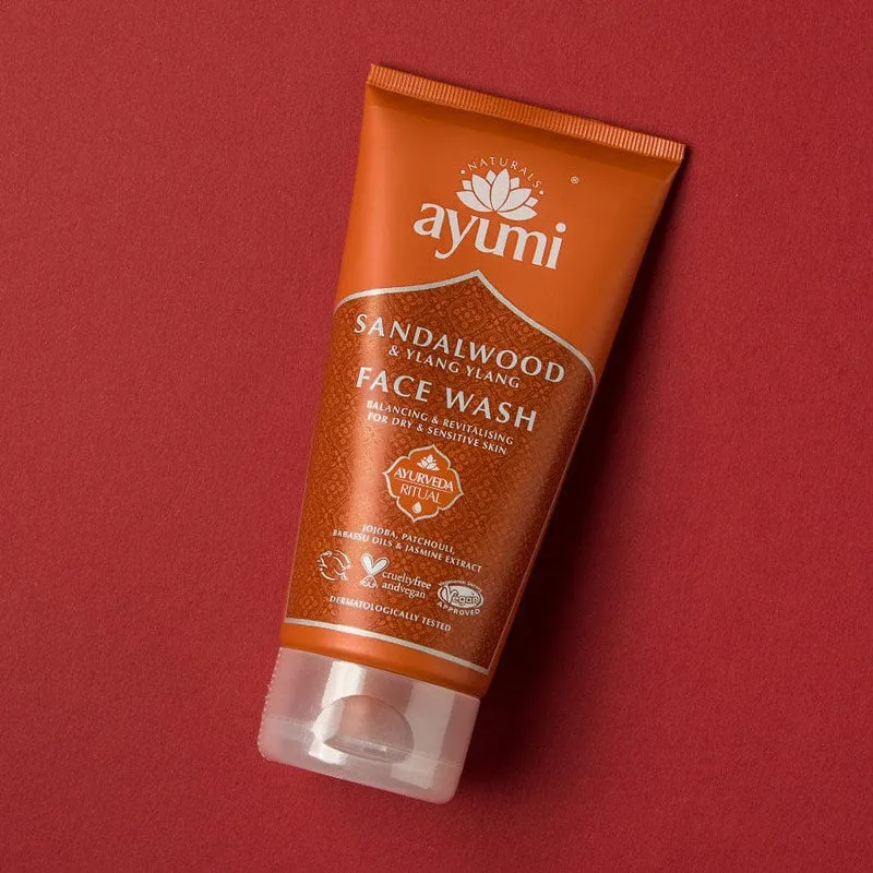 Ayumi - Gel nettoyant visage au bois de santal "Sandalwood Face Wash"- 150g