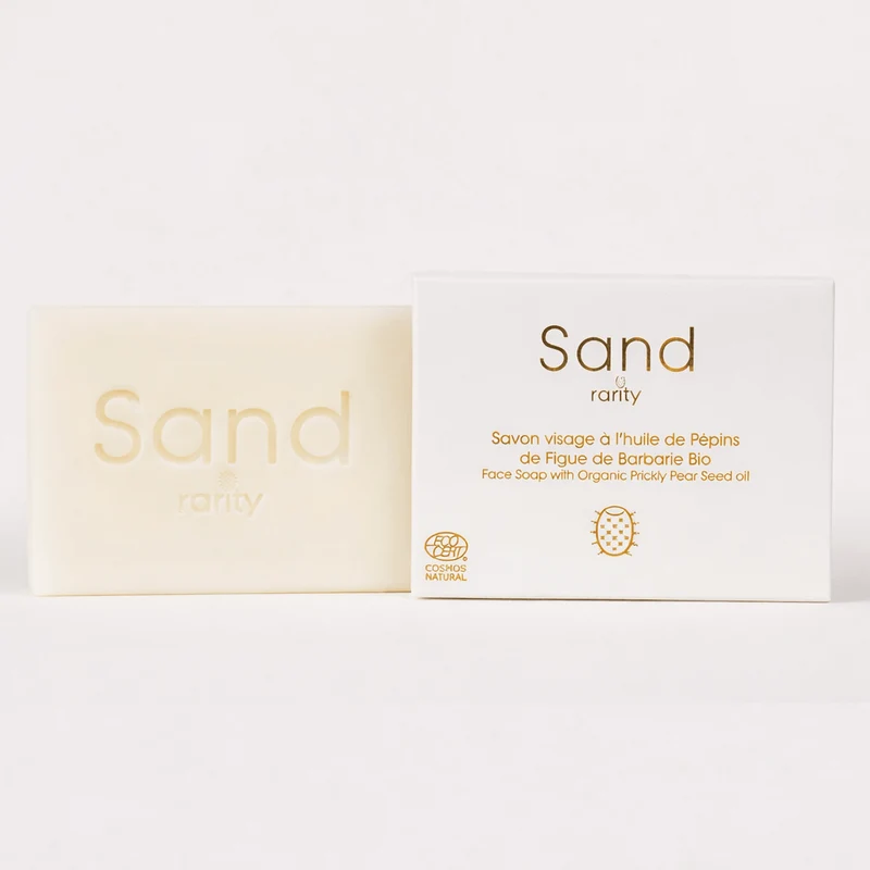 Sand rarity – Savon visage à l'huile de Pépins de Figue de Barbarie - 75g
