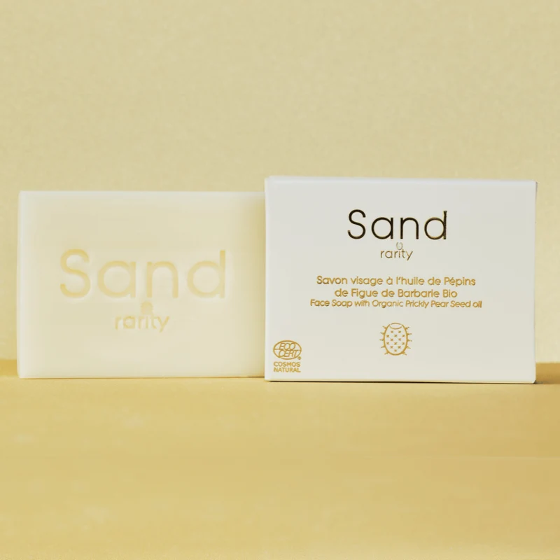 Sand rarity – Savon visage à l'huile de Pépins de Figue de Barbarie - 75g
