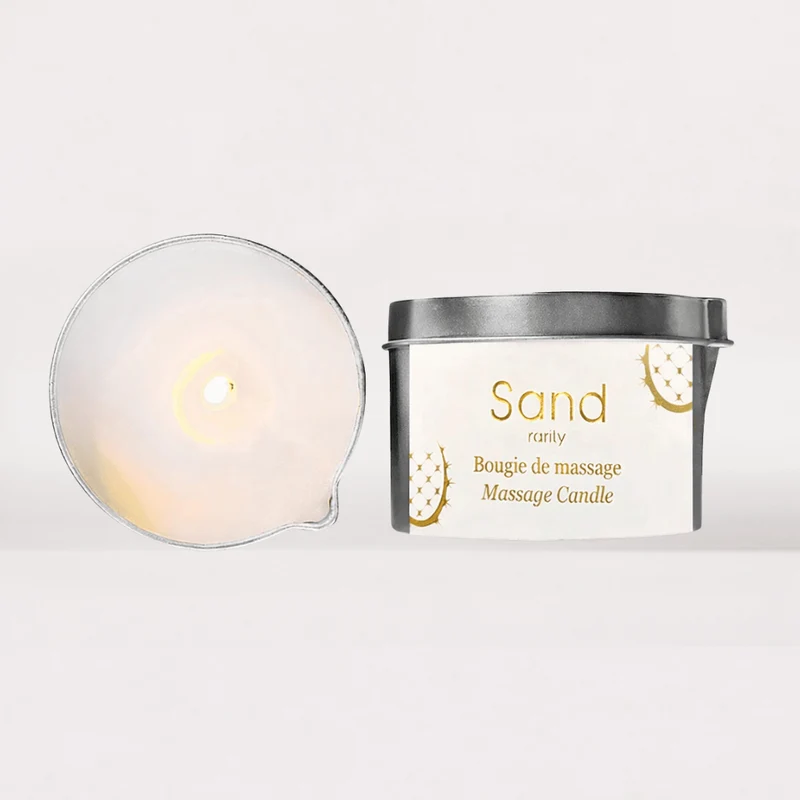 Sand rarity – Bougie de Massage à l'huile de Pépins de Figue de Barbarie - 90g