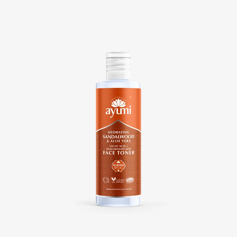 Ayumi - Tonique visage au bois de cental et aloe vera "sandalwood" - 150ml