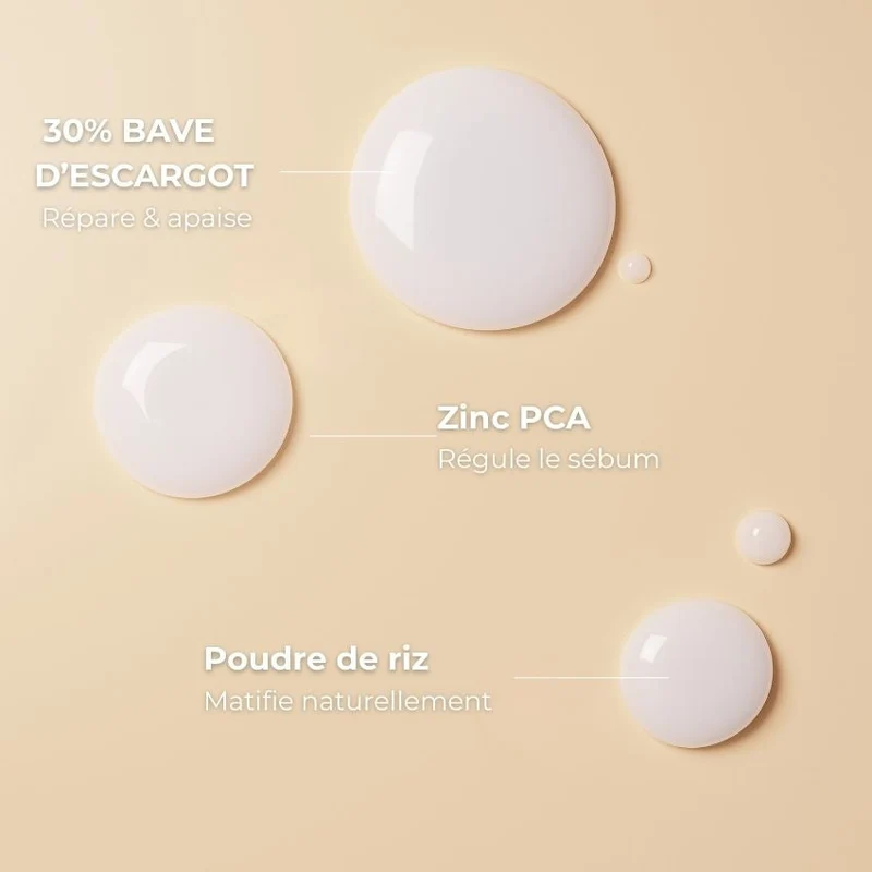 Routine peau saine à la bave d'escargot