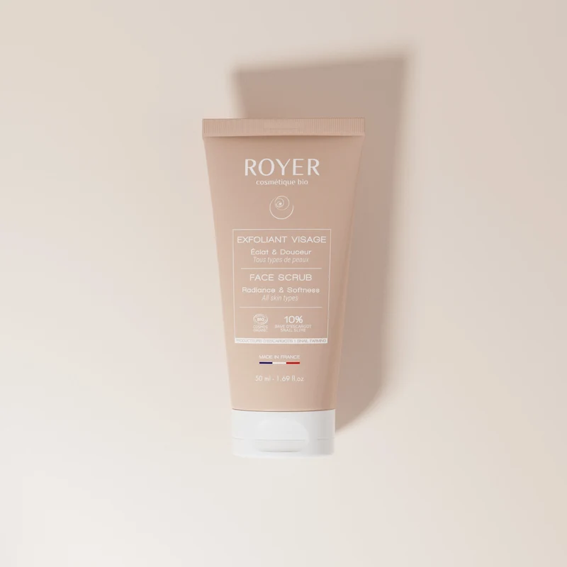 Exfoliant visage à la bave d'escargot