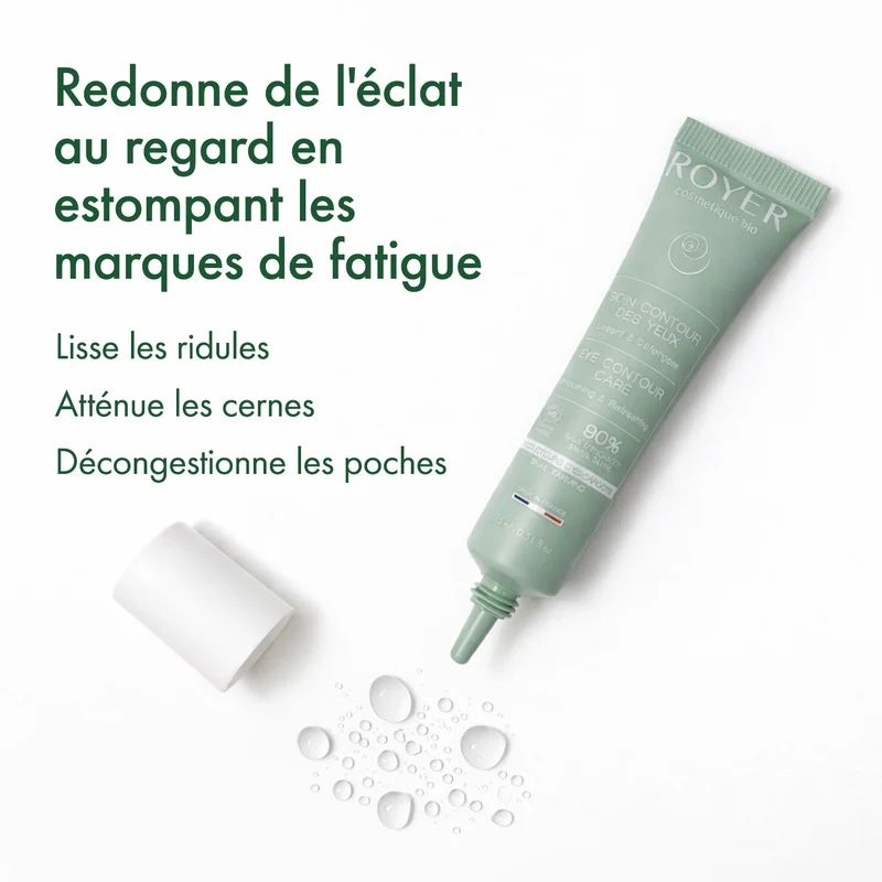 Soin contour des yeux à la bave d'escargot