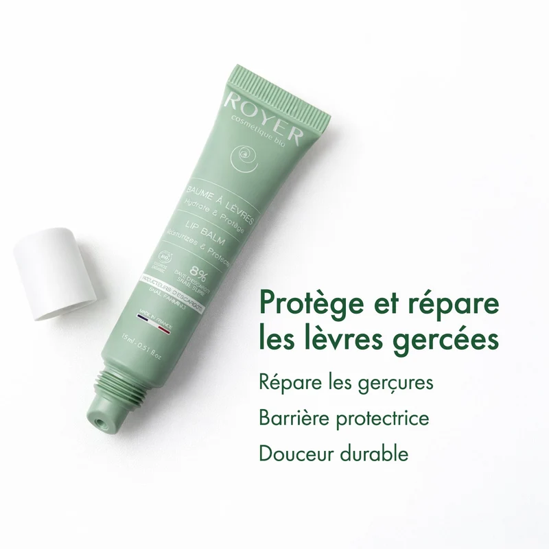 Baume à lèvres à la bave d'escargot