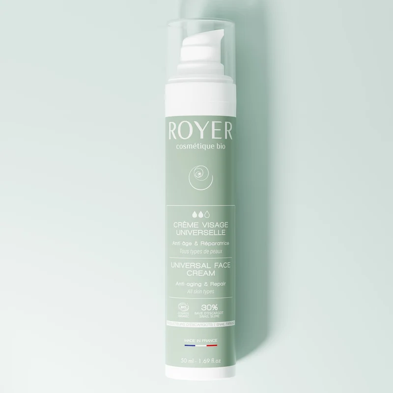 Crème visage universelle à la bave d'escargot