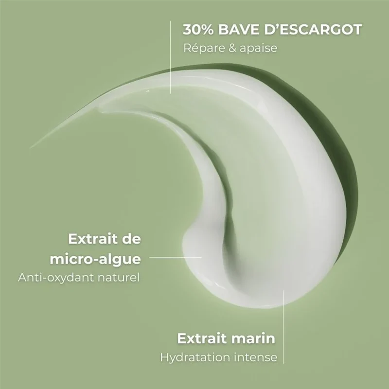 Crème visage universelle à la bave d'escargot